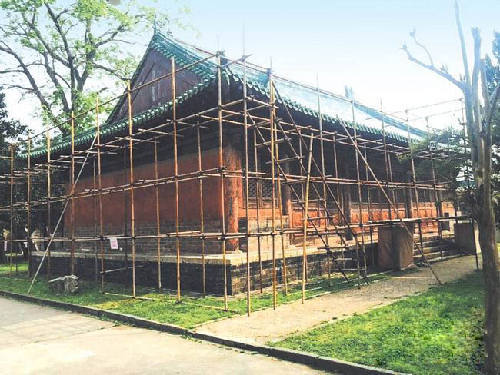 荆州博物馆正式启动开元观抢救性保护维修工程