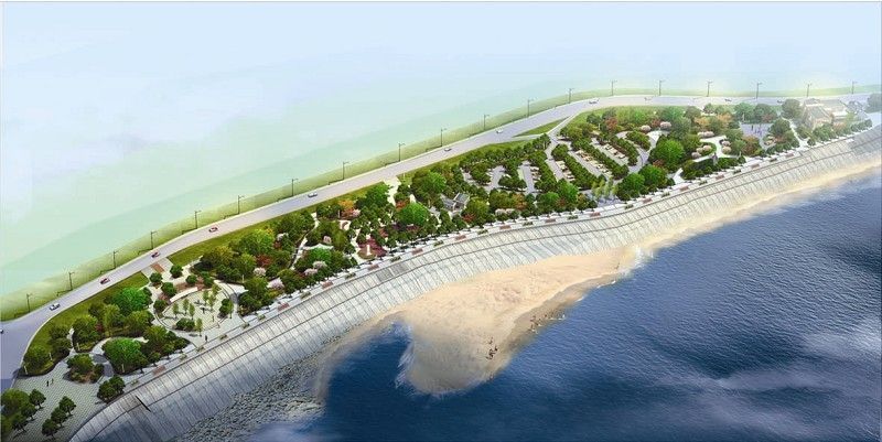 荆江园公园：荆州水文化新景点 未来江滩休闲区
