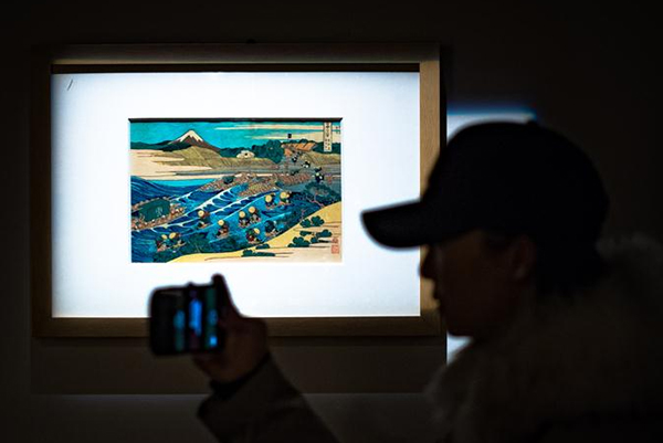 日本浮世绘《富岳三十六景》在湖北首展