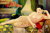 老上海海报尺度惊人 艺术还是色情？(图)